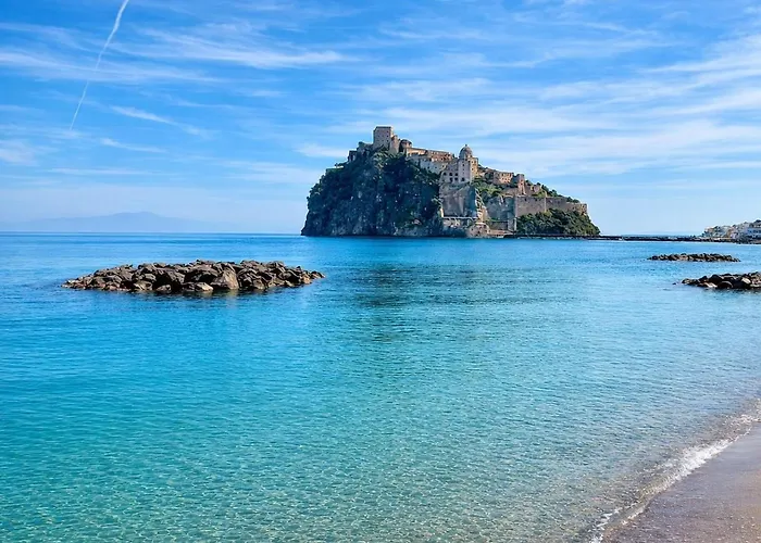 Beach House Ischia - Seafront & Aragonese Castle View -